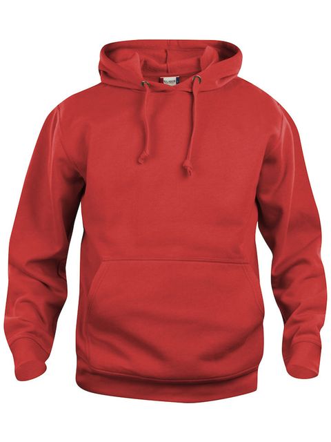 Clique Hoodtröja Basic Clique Hoodtröja Basic Red
