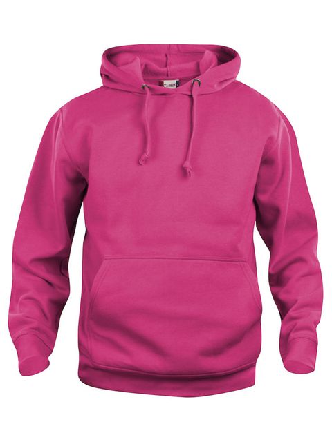 Clique Hoodtröja Basic Clique Hoodtröja Basic Stark Cerise