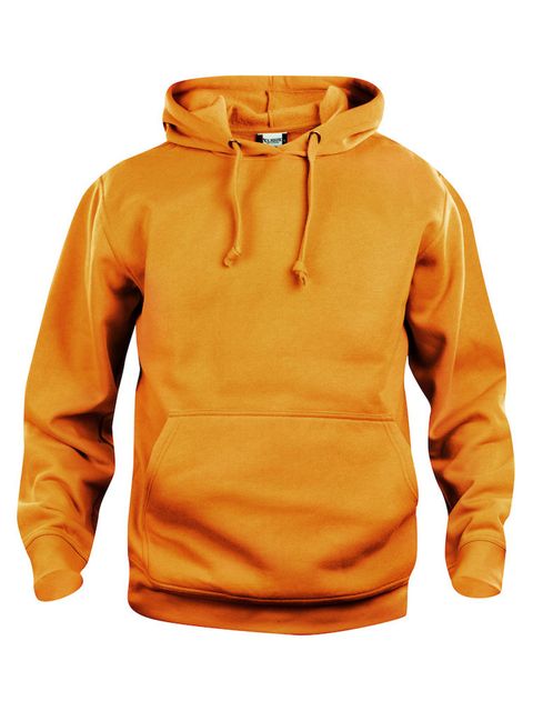 Clique Hoodtröja Basic Clique Hoodtröja Basic Visibility Orange