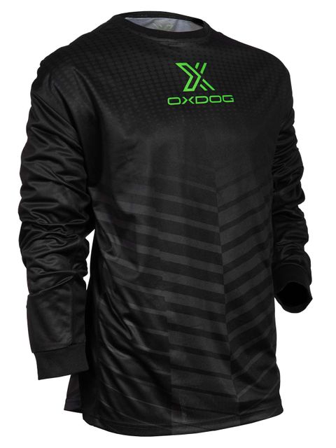 Oxdog Goalie Jersey X2 LIGHT (No padding) Black-Green