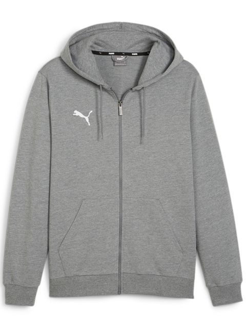 Puma teamGOAL Casuals Hooded Jacket Gray