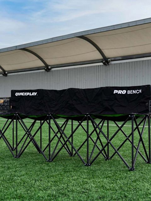 Collapsible Subs Bench - QuickPlay Pro Bench 4 seats (incl. bag) Black