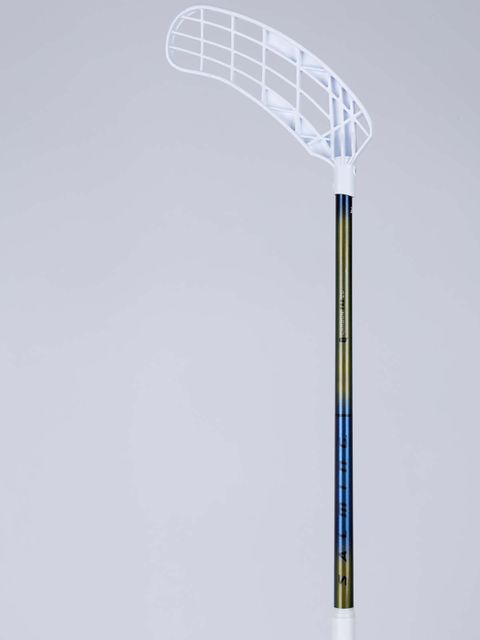 Salming Stick Q Carbon Pro 2.0 27 - Q1 (25/26) White-Blue-Gold