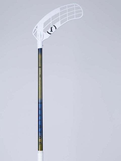 Salming Innebandyklubba Q Carbon Pro 2.0 29 - Q1 White-Blue-Gold