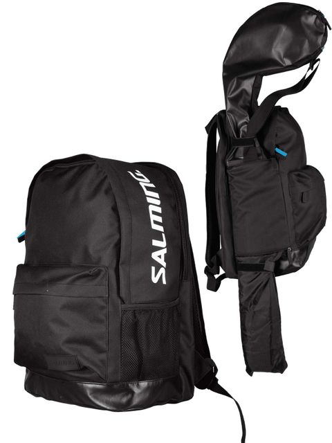 Salming Backpack with stick holder Black