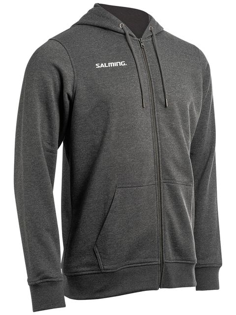 Salming Hoodtröja CORE21 FZ Dark Grey Melange