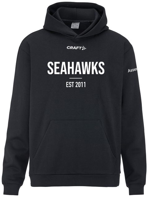 Craft Hoodtröja COMMUNITY 2.0, Black (Särö Seahawks)