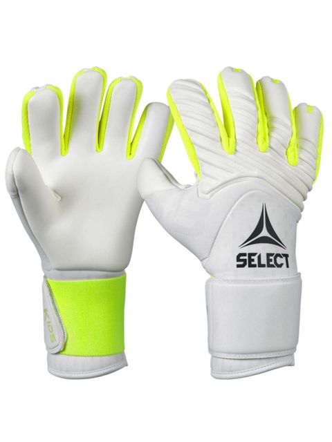 Select Goalie Gloves Football - 88 Kids (v26) White-Yellow