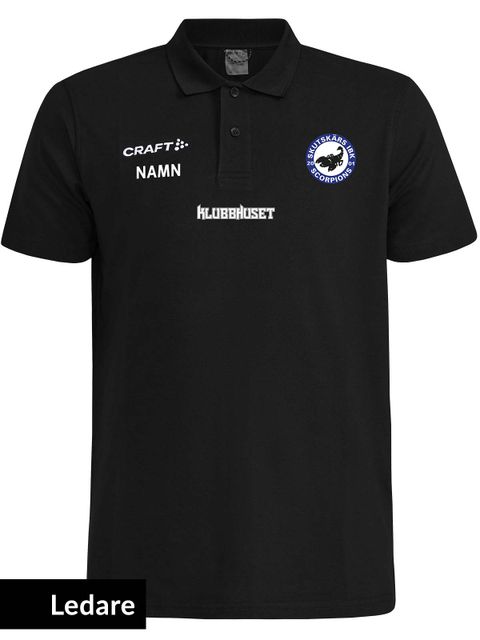 Craft Polo COMMUNITY 2.0, Black (Skutskärs IBK)