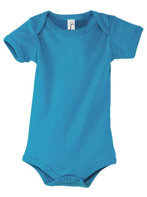 Sol's Bambino Baby Bodysuit Aqua