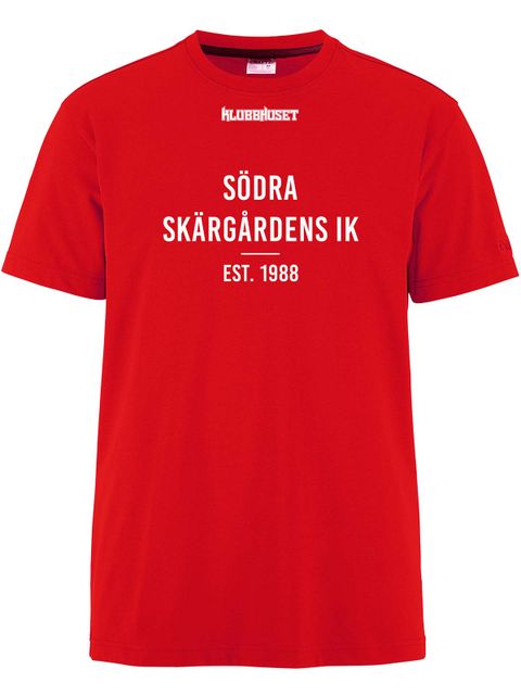 Craft T-shirt COMMUNITY 2.0, Bright Red (Södra Skärgårdens IK)