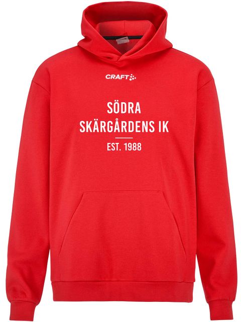 Craft Hoodtröja COMMUNITY 2.0, Bright Red (Södra Skärgårdens IK)