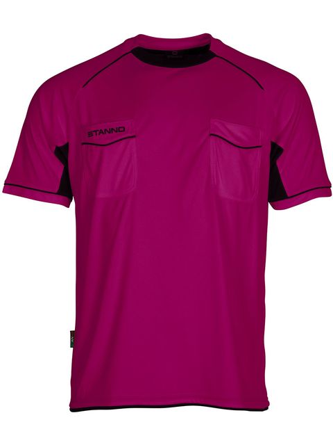 Stanno Referee Shirt BERGAMO SS Fuchsia-Black