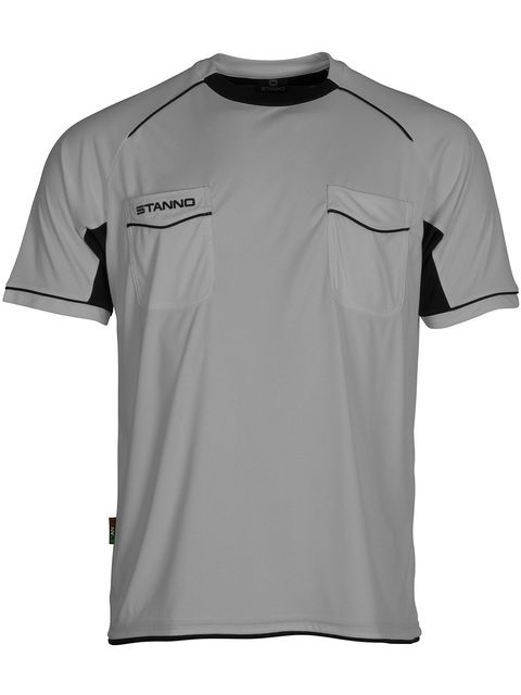 Stanno Referee Shirt BERGAMO SS Grey-Black
