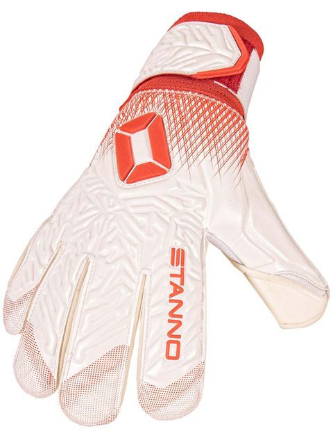 Stanno Målvaktshandskar Fotboll - Ultimate Grip JR III White-Red