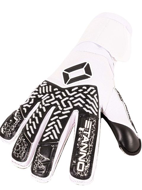 Stanno Målvaktshandskar Fotboll - Volare Match III Black-White