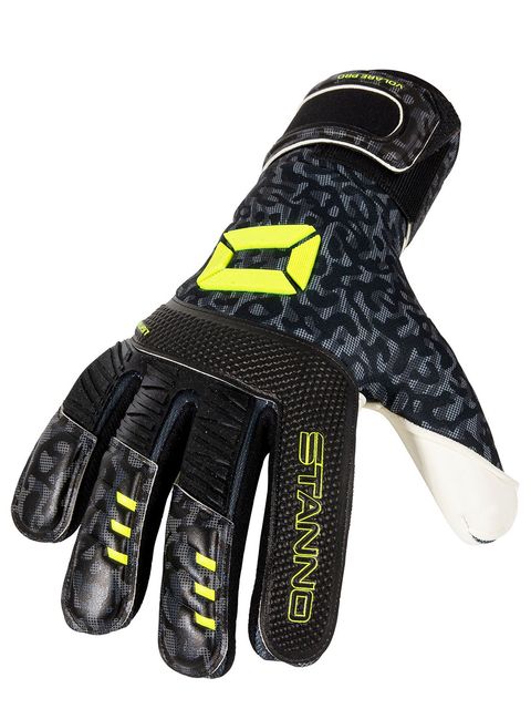 Stanno Målvaktshandskar Fotboll Volare Pro Anthracite-Neon Yellow