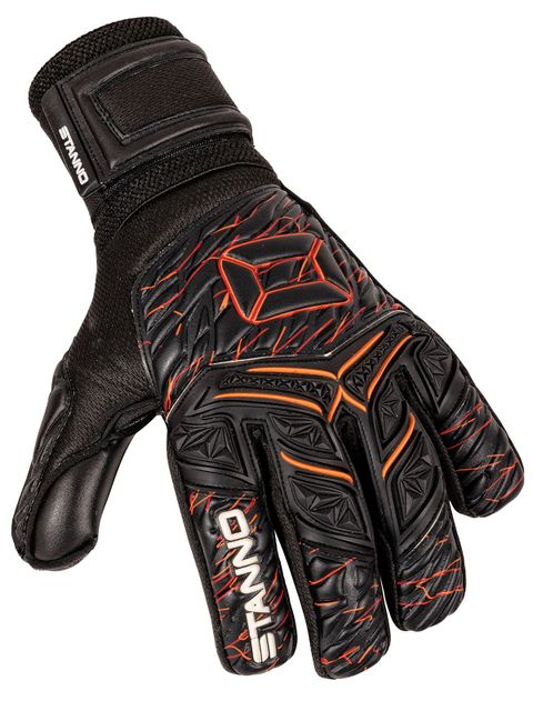 Stanno Målvaktshandskar Fotboll - Volare Match II Black-Orange