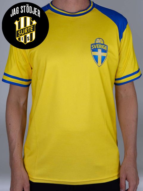 Sverige Replicatröja (Surte IS Fotboll)