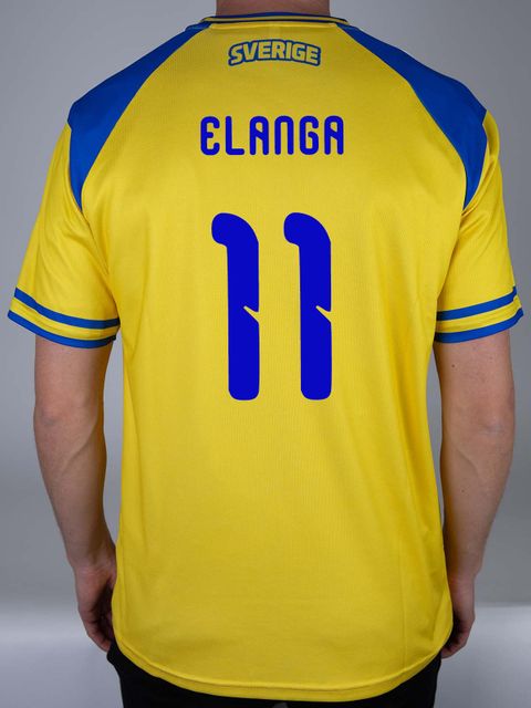 T-shirt Replica SVERIGE 2026 (ELANGA #11 EDT) Gul
