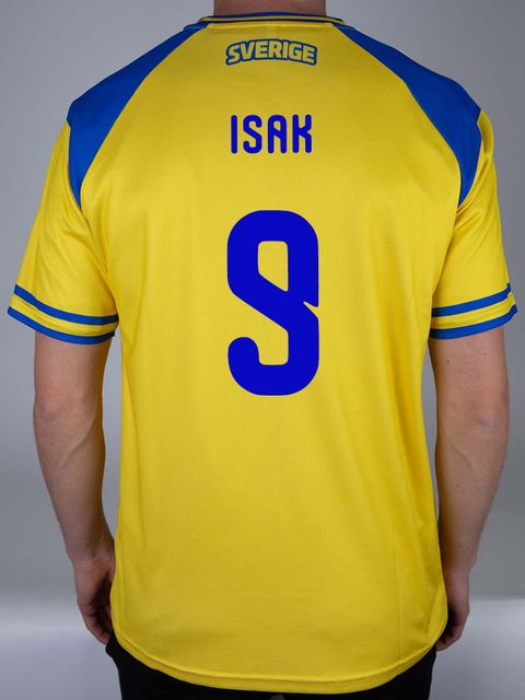 T-shirt Replica SVERIGE 2026 (ISAK #9 EDT) Gul