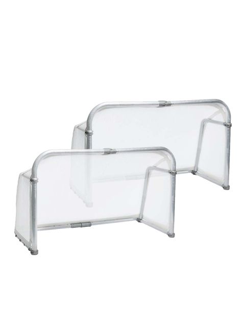 Fun-To-Play Fotbollsmål Ihopfällbart - 1,5 x 1 m (2-pack) White