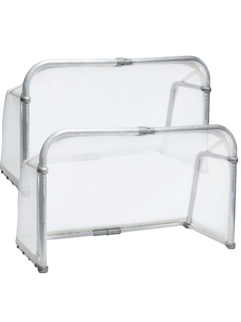 Fun-To-Play Football Goal Collapsible - 3 x 1,5 m (2-pack) - White