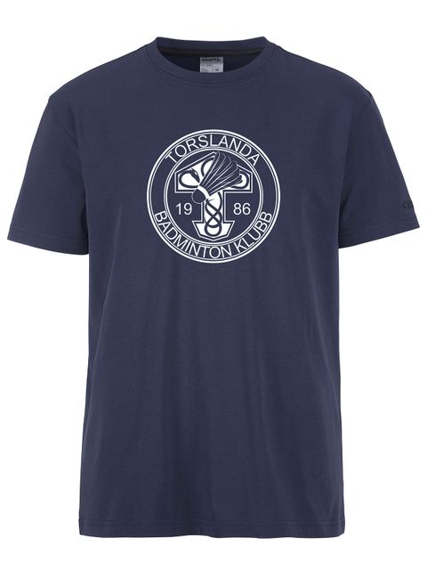 Craft T-shirt COMMUNITY 2.0, Navy (Torslanda Badminton)