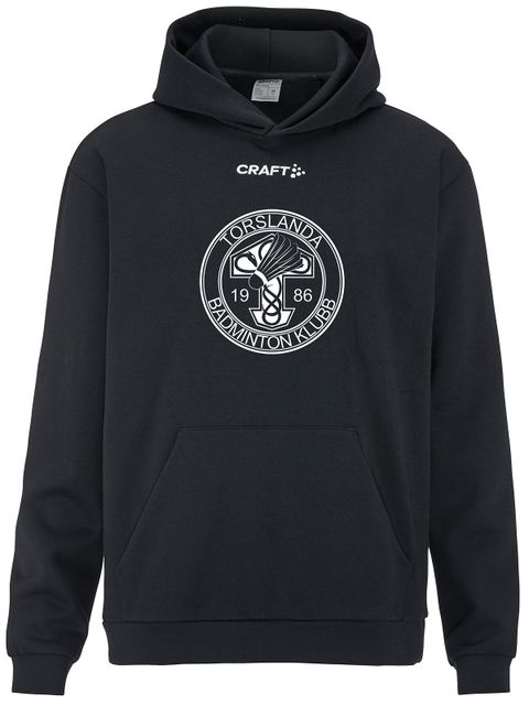 Craft Hoodie COMMUNITY 2.0, Black (Torslanda Badminton)