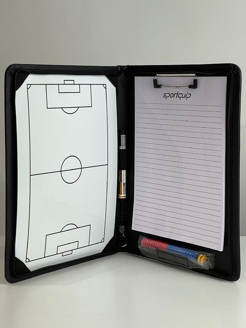 SQ Coachmapp Deluxe Fotboll, med magnettavla SQ Coachmapp Deluxe Fotboll, med magnettavla Black