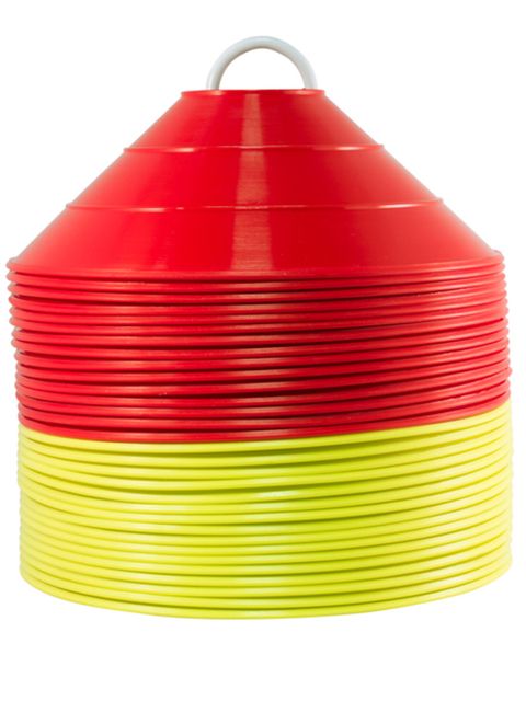 SQ Bobo-kon 30-pack med hållare - Yellow-Red