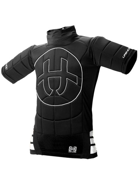 Unihoc Skyddströja OPTIMA Goalie T-shirt Black-White