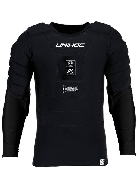 Unihoc Protection Shirt ALPHA REBOUND CTRL LS Black