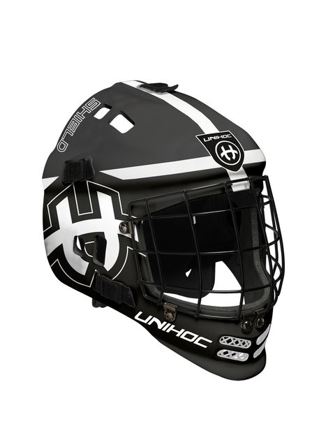 Unihoc Hjälm SHIELD Black-White