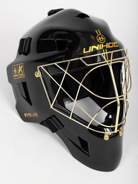 Unihoc Hjälm ALPHA PRIME EVOLAB Black-Gold