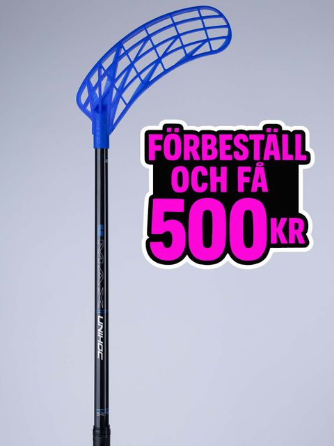 Unihoc Stick UNILITE MAX 29 - Oval (26/27) Ice Bright Blue-Black