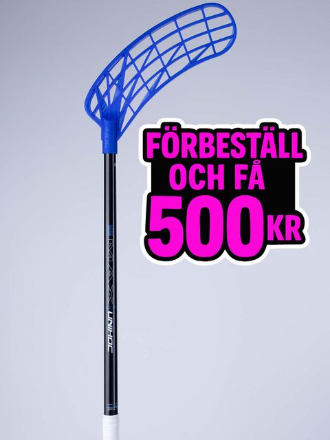 Unihoc Stick UNILITE MAX 26 - Oval (26/27) Ice Bright Blue-Black