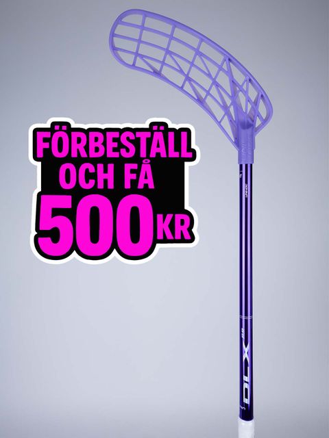 Unihoc Innebandyklubba UNISLIM PRO 29 DLX (26/27) Ice Purple-Chrome