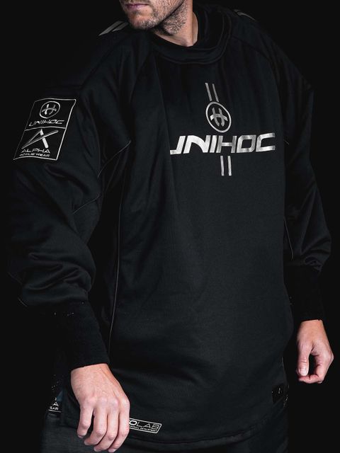Unihoc Goalie Jersey ALPHA EVOLAB Black-Silver