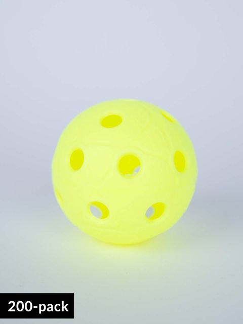 Unihoc Innebandyboll DYNAMIC (200-pack) Neon Yellow