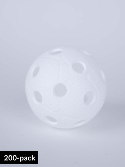 Unihoc Innebandyboll DYNAMIC (200-pack) White