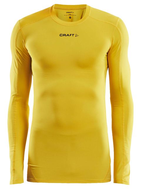Craft Compression Shirt LS, Sweden Yellow (Utbynäs SK)
