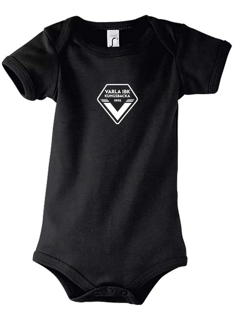 Baby Bodysuit, Black (Varla IBK)