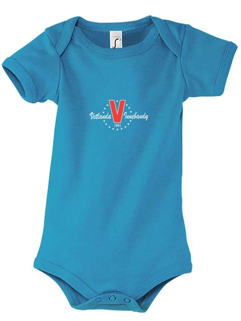 Baby Bodysuit, Aqua (Vetlanda IB)