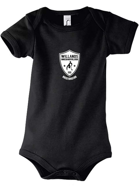 Baby Bodysuit, Black (Willands IBK)
