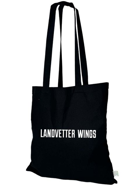 Tote Bag, Black (Landvetter Wings)