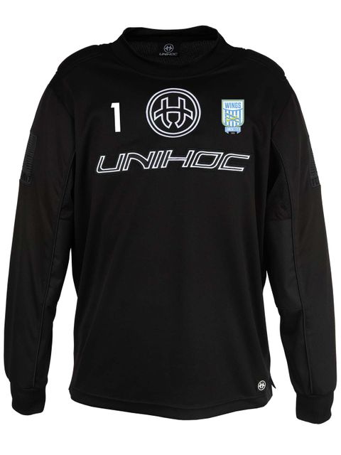 Unihoc Goalie Jersey INFERNO, Black (Landvetter Wings)