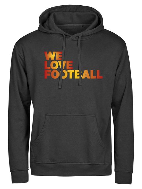 WLF Hoodtröja, Svart - We-Love-Football-Color WLF Hoodtröja, Svart - We-Love-Football-Color