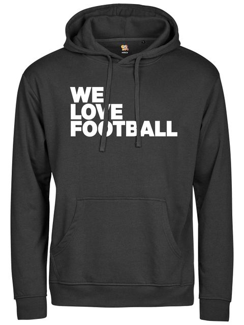 WLF Hoodtröja, Svart - We-Love-Football WLF Hoodtröja, Svart - We-Love-Football
