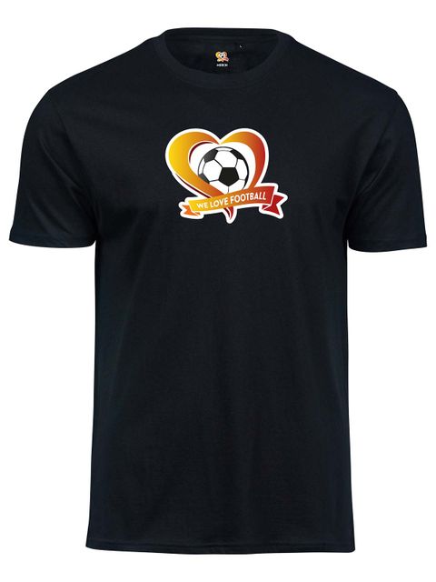 WLF T-shirt, Svart - Heart Logo EDT WLF T-shirt, Svart - Heart Logo EDT